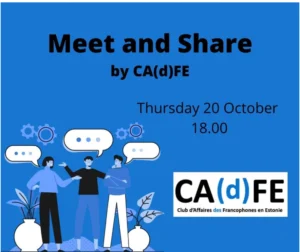 2e Meet and Share de CAdFE le 20 octobre 2022